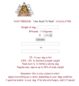 Raw 4 Dogs Calculator, raw dog food calculator